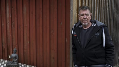 Henrik Magnusson i hans Kolinihave v&aelig;rksted Hedehusene han har f&oslash;rst f&aring;et sin Arne Pension 1 &aring;r Folkepensionen pga. han har arbejdet i England