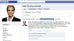 Med 94.122 fans f&oslash;rer Helle Thorning-Schmidt stort p&aring; Facebook.