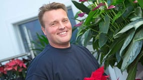 Flemming Nielsen lever med st&aelig;rke smerter efter ulykken, men er glad for, at driftsafdelingen i Gladsaxe Kommune holdt jobbet varmt til ham.