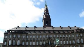 Statsminister Lars L&oslash;kke Rasmussen, Venstre, da der torsdag var valgaften p&aring; Christiansborg efter folkeafstemningen om EU retsforbeholdet.