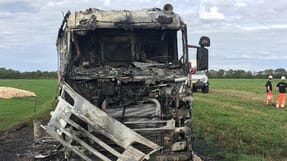 Over hver tredje dødsulykke i 2018 skete på transportområdet. I september mistede en 57-årig chauffør fra Djursland livet, efter ladet på hans lastbil havde ramt en højspændingsledning på en mark mellem Karup og Viborg.