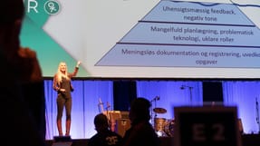 Organisationspsykolog og forsker ved Det Nationale Forskningscenter for Arbejdsmilj&oslash;, Malene Friis Andersen, gav gode r&aring;d om det psykiske arbejdsmilj&oslash;.