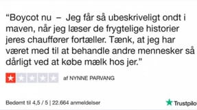 Kunderne kalder på boykot af netvarehuset Nemlig.com på sociale medier og Trustpilot, efter det er kommet frem, at chaufførerne hos Nemlig.com får dagsbøder, der er dobbelt så store som deres indtjening, hvis de kommer få minutter for sent med en levering.