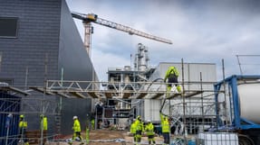 &nbsp;Der arbejder over 4.000 mennesker p&aring; Novo Nordisks fabrik i Kalundborg. Foto: S&oslash;ren Bidstrup/Ritzau Scanpix