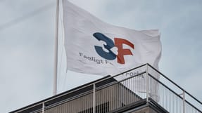 Eksteri&oslash;r af Fagligt F&aelig;lles Forbund / 3Fs bygning i K&oslash;benhavn, onsdag den 25 september 2024. (Foto: Liselotte Sabroe/Scanpix 2024)