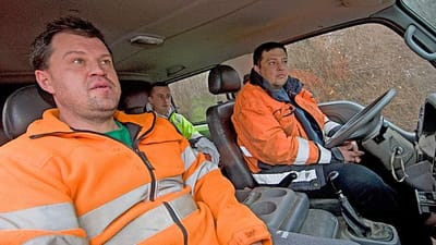 Jozef Malski (tv.), Przemyslaw Tomkiel (midten) og Andrzej Wazner er sammen med deres kollegaer snydt for en halv million, mener 3F. 