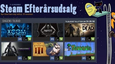 Steams juleudsalg nummer &eacute;t, efter&aring;rsudsalget, er lige begyndt.