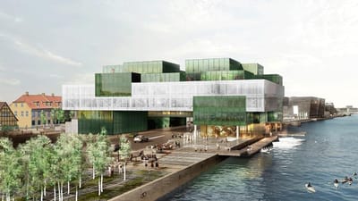 S&aring;dan vil den ny bygning ved Langebro i K&oslash;benhavn se ud, n&aring;r fonden Realdanias projekt st&aring;r f&aelig;rdigt. 