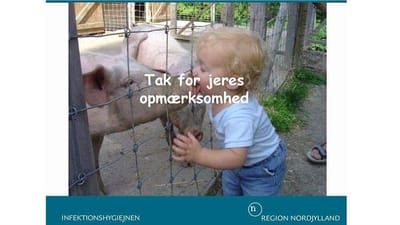 Billedet er fra et opl&aelig;g, som national MRSA-r&aring;dgiver Tinna Urth var med til at holde som hygiejnesygeplejerske i Region Nordjylland.  