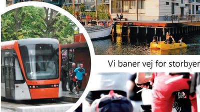 Letbaner bliver en ny del af fremtidens kollektive transport. Landets fire st&oslash;rste byer er langt fremme med planerne. Her fra Odense Kommune.