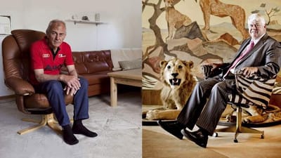 Jan Schwartz (tv): - I dag fokuserer ledelsen kun p&aring; indtjening. De har dr&oslash;nende overskud, men det er &aring;benbart ikke nok for dem, mener han. Til h&oslash;jre Danfoss-ejer J&oslash;rgen Mads Clausen.