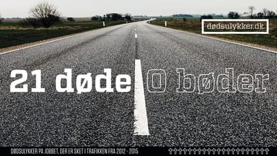 Flere eksperter kritiserer Arbejdstilsynet for ikke at unders&oslash;ge de d&oslash;dsulykker p&aring; jobbet, der sker i trafikken.