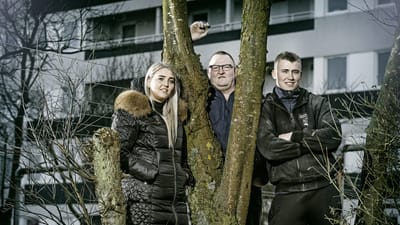 Uden sine to b&oslash;rn Malou og Kevin var det g&aring;et helt galt for Reza Hassing Hansen, der brugte alkohol og piller som udvej i en ekstremt presset livssituation. 