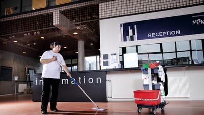 Det er især inden for rengøringsbranchen, at folk har få timer. 