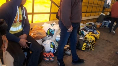 Det er fotos som disse, der afslører forholdene i Kurt Beier Transports slumlejr i Padborg, der har været oppe i det filippinske senat.