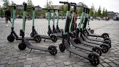 Løbehjulene kom til Danmark i januar 2019, og ordningen findes nu både i Aarhus, Vejle, Odense og København. Foto: Liselotte Sabroe