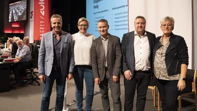 Hele ledelsesholdet blev genvalgt.