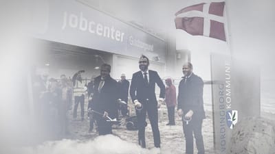 Der var store smil og forh&aring;bninger om jobfest, da dav&aelig;rende transportminister Ole Birk Olesen (LA) i efter&aring;ret 2018 tog f&oslash;rste spadestik til den nye Storstr&oslash;msbro sammen med de lokale borgmestre, John Br&aelig;dder fra Guldborgsund Kommune (tv.) og Mikael Smed fra Vordingborg Kommune (th.).