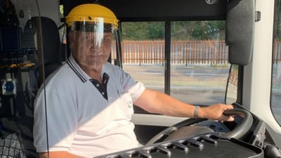 Chauff&oslash;r Bjarne&nbsp;Larsen: - Mundbindskravet hos passagererne har ramt arbejdsmilj&oslash;et.

