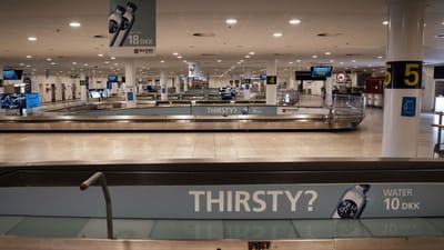 Der er tomt ved bagagebåndene i Københavns Lufthavn for tiden. Nu er et af de store firmaer i lufthavnen tæt på at bukke under.
