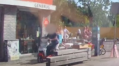 Klip fra madbuds video af tyveriet.