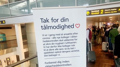 K&oslash;benhavns Lufthavn fors&oslash;gte at forklare sig over for passagerne, da k&oslash;erne toppede i forsommeren. Billedet er fra 25. maj 2022.