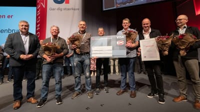 - S&aring; skete det sgu! Tak for det, sagde afdelingsleder Dan Thomsen, da han p&aring; egne og kollegers vegne modtog prisen for &Aring;rets Arbejdsplads, som blev uddelt for 30. gang p&aring; 3F's kongres.