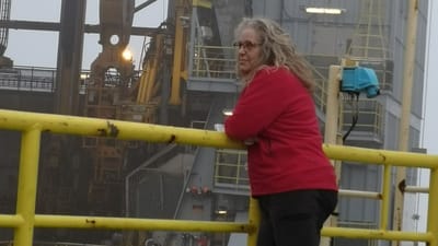 Pia Slivsgaard har forladt chaufførbranchen og fået job på en boreplatform.