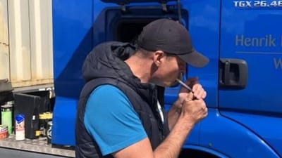 Lastbilchaufføren Sergii Shved kørte for omkring 25 kroner i timen i løn. Nu har firmaet, han kørte for, fået en kæmpe bøde.