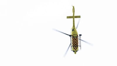 Arkivfoto: En kvinde er blevet fløjet med lægehelikopter til Rigshospitalet efter en arbejdsulykke.