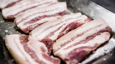 Der r&oslash;g fl&aelig;sk p&aring; gulvet p&aring; Trine Hansens f&oslash;rste dag p&aring; Restaurant og Caf&eacute; Nielsen i Br&oslash;ndby. Byretten har nu afgjort, at hun ikke skal betale for spildet.