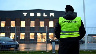 Tesla er lige ramt af strejke i Sverige, Danmark, Norge og Finland.