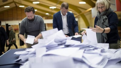KV21: Valgaften p&aring; Kerteminde Idr&aelig;tscenter tirsdag den 16. november 2021. Den 16. november afholdes Kommunalvalg og Regionsr&aring;dsvalg i Danmark.. (Foto: Tim Kildeborg Jensen/Ritzau Scanpix)
