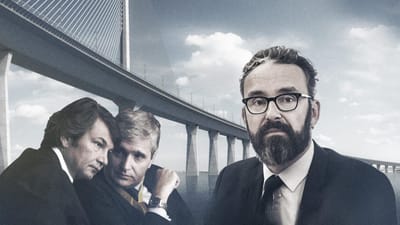 Italienerne Alessandro Mazzi og Duccio Astaldi og Danmarks transportminister Ole Birk Olesen.  