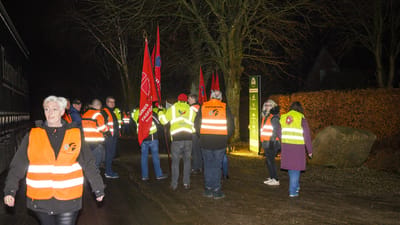 Faglige folk fra 3F har to gange demonsteret imod social dumping foran M&oslash;lleg&aring;rdens Planteskole p&aring; Fyn, der bruger underbetalt og konfliktramt arbejdskraft fra firmaet Goskov ApS.