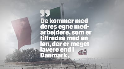 If&oslash;lge arbejdsmarkedsforsker Jens Arnholtz giver det de udenlandske storentrepren&oslash;rer en stor fordel, at de kommer med deres egen lavtbetalte arbejdskraft.