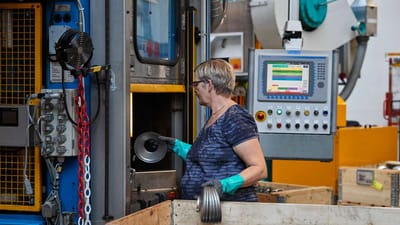 Grundfos i Bjerringbro er en af de virksomheder, der er omfattet af Industriens Overenskomst.