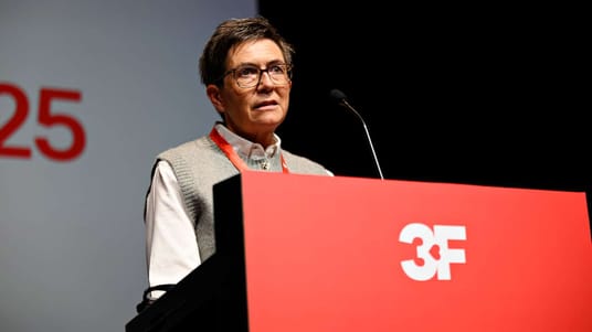 3Fs n&aelig;stformand Tina Christensen argumenterede forg&aelig;ves for hovedbestyrelsens forslag.