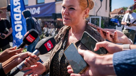 Inger St&oslash;jberg er tilbage. Som formand for sit eget parti. Danmarksdemokraterne. Og som sin f&oslash;rste handling freder hun nu Arne-pensionen, som ikke vil blive fjernet igen med st&oslash;tte fra hendes parti.