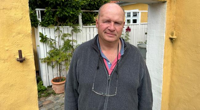 Erik Schack tager stærk, smertestillende medicin hver dag. FOTO: Fagbladet 3F.