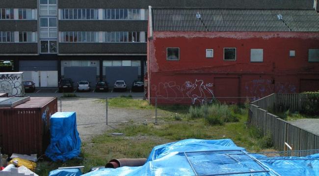 Malernes Fagforening har sporet Gal-Met-folkene til en lagerplads i Hermodsgade (billedet),  til nogle lejligheder på Dortheavej og til en renovation på et hus i Hellerup.