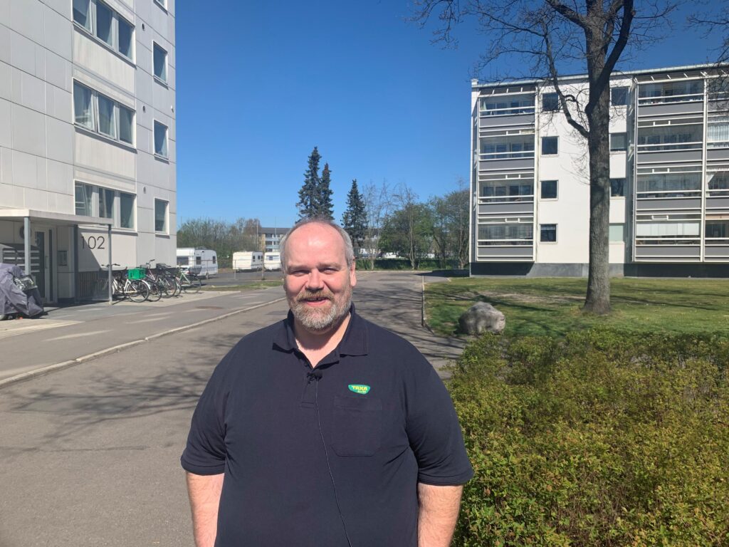 Taxichauffør Dann P. Kristensen.
