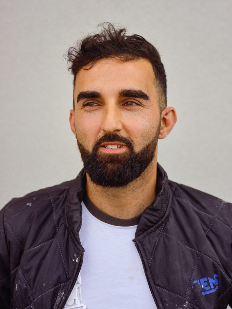 Mousa Zare blev udlært som murer i 2019. 
