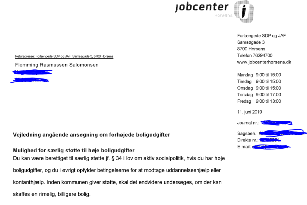 Codan vil i Flemming Salomonsens arbejdsskadesag have Retslægerådet til at vurdere et brev fra Horsens Kommune om mulighed for boligstøtte til 3F'eren.