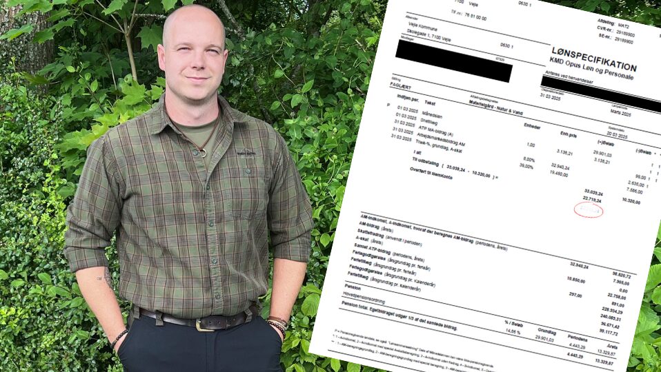 Se hans lønseddel: Martin har et af de farligste job i Danmark ...